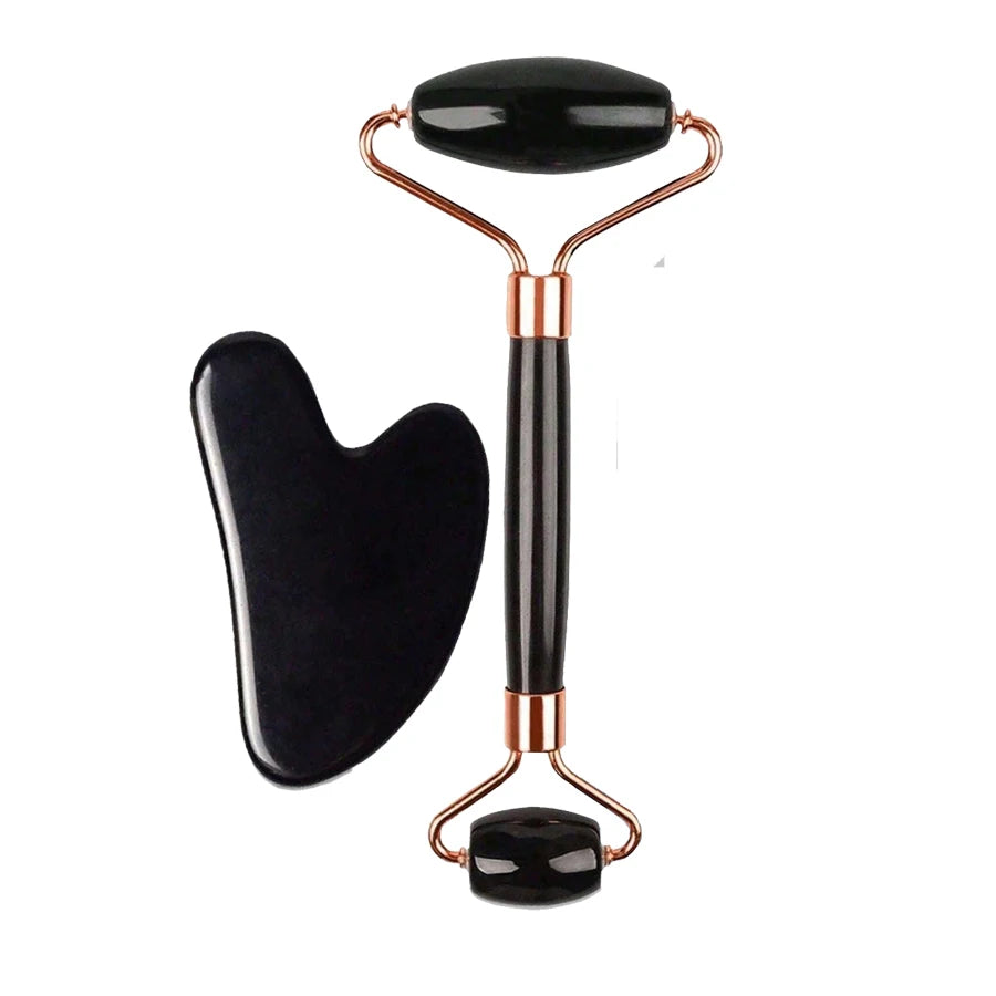 Gua Sha Face Roller Set