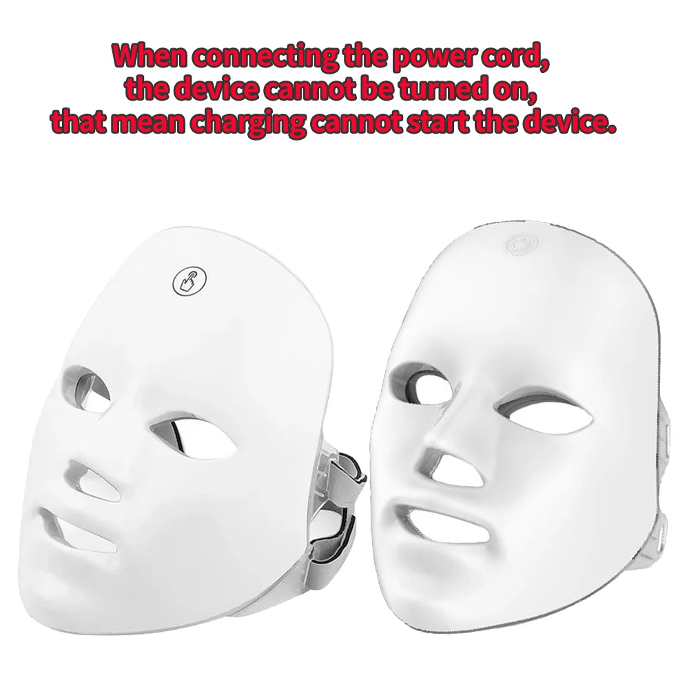 7 Colors LED Light Therapy Face Mask