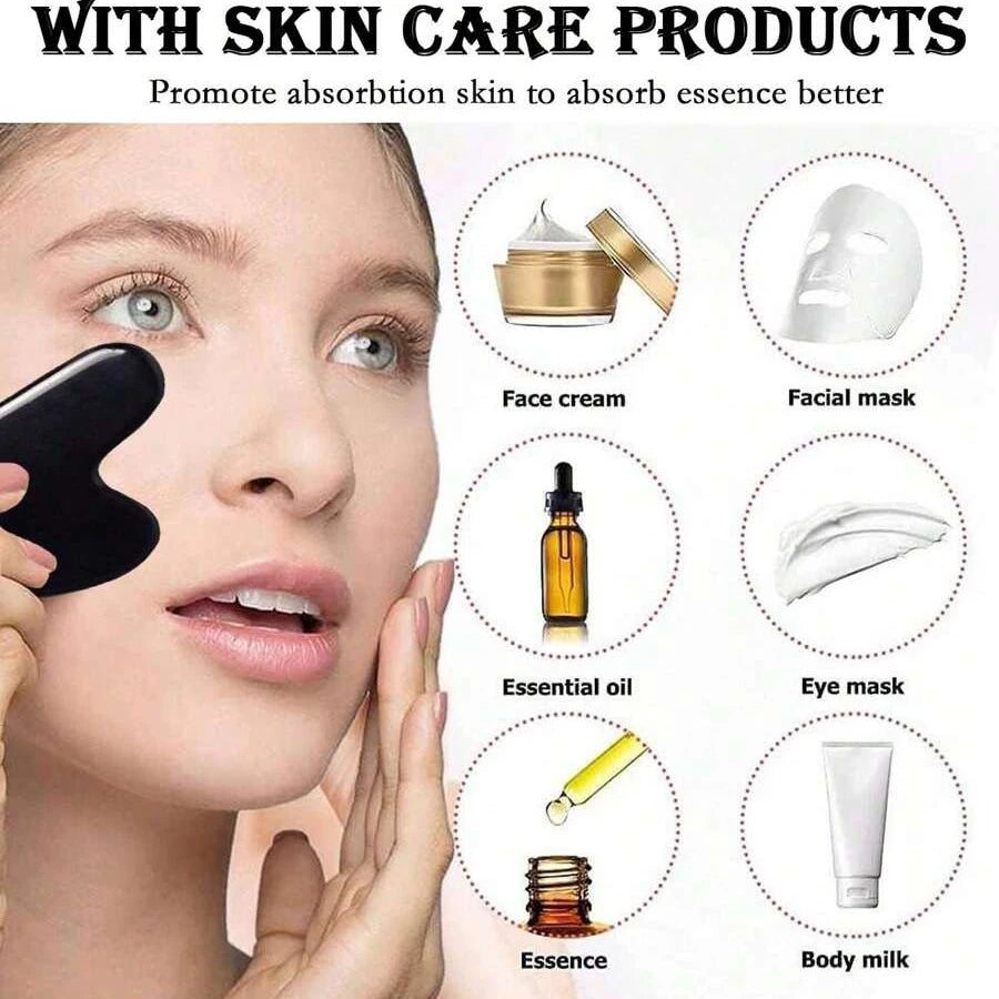 Gua Sha Face Roller Set
