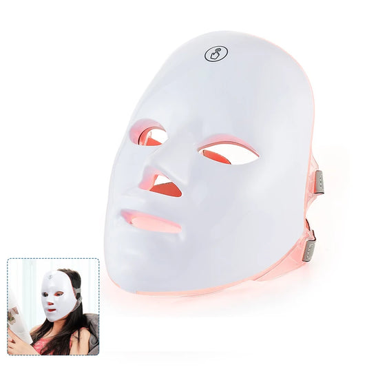 7 Colors LED Light Therapy Face Mask
