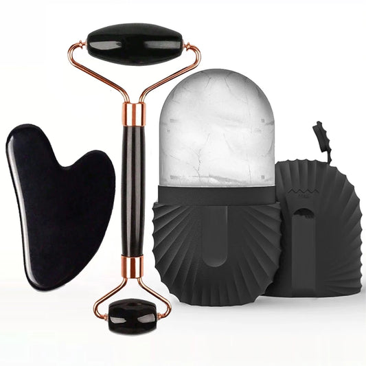 Gua Sha Face Roller Set