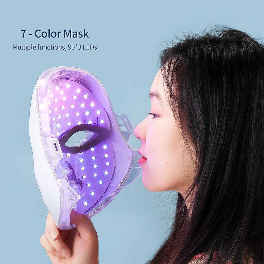 7 Colors LED Light Therapy Face Mask