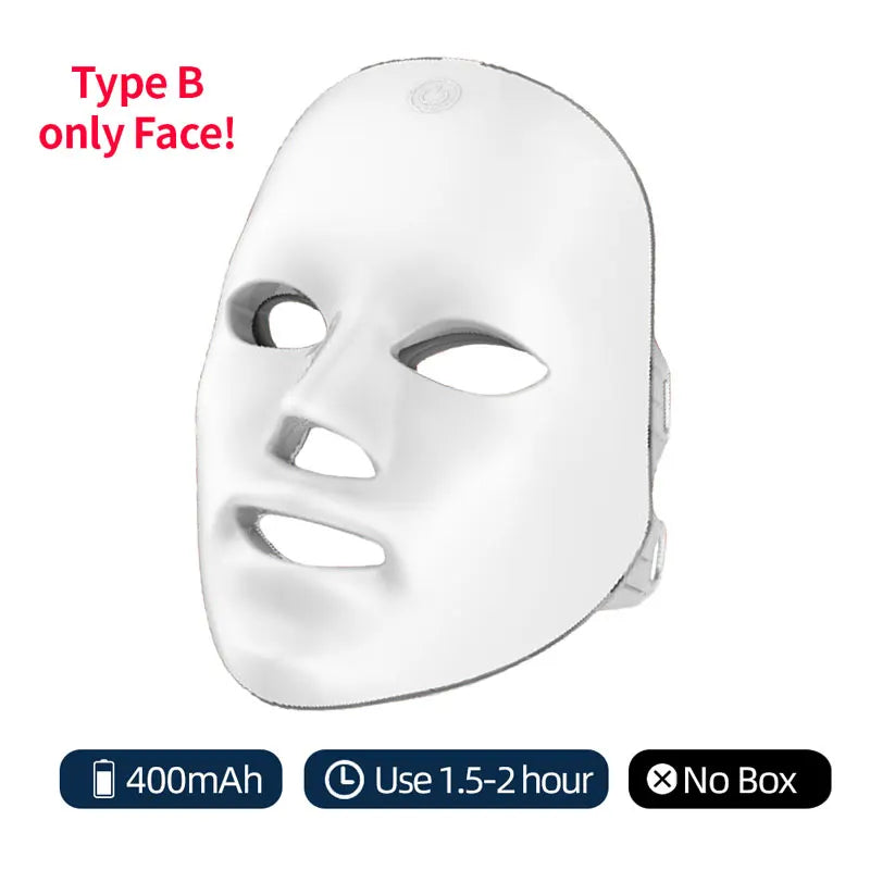 7 Colors LED Light Therapy Face Mask